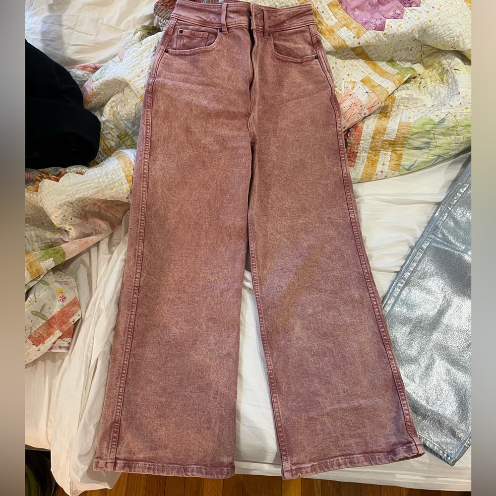 Sezane Le Crop jeans in Rosewood - Picture 4 of 7
